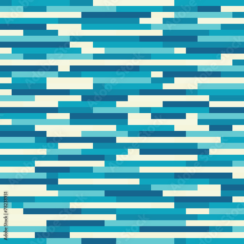 A blue retro geometric style vector background