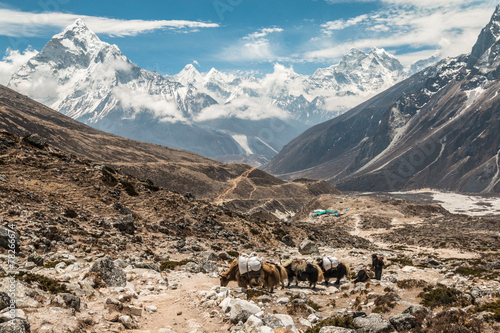 Himalayan Mountains in Nepal