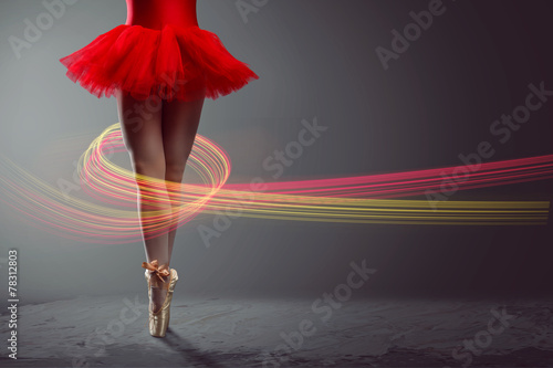 Legs of a female Dancer