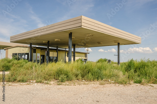 Overgrown Gas Pumps