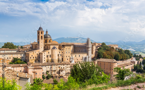 medieval castle in Urbino, Marche, Italy