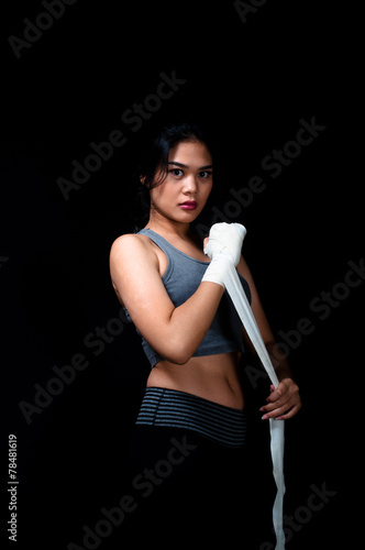 Asian Female Boxer