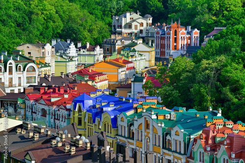 Vozdvizhenska and Honcharna street in Kiev