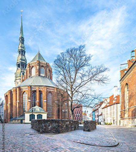 St.Peter's Luthreal church in Riga, Latvia