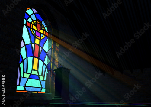 Stained Glass Window Church