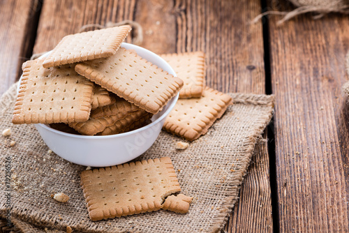 Stacked Butter Biscuits