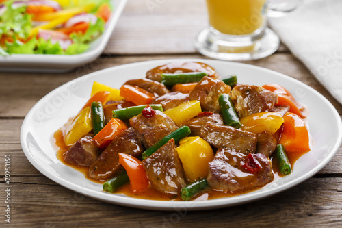 beef stew with peppers and green beans