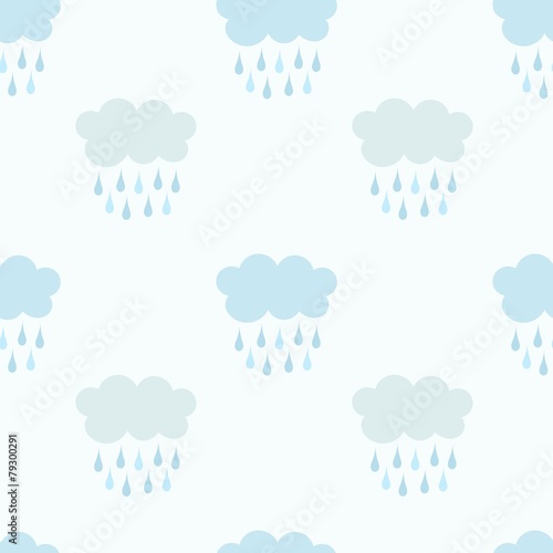 Rain clouds pattern