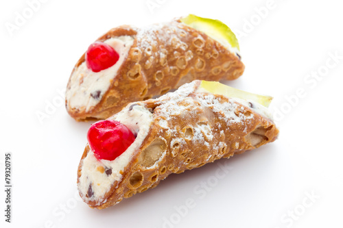 Sicilian cannoli from Italy