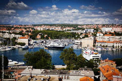 Zadar harbor, Dalmatia, Croatia