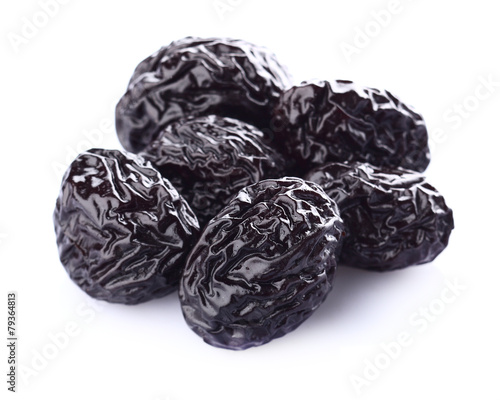 Dried prune in closeup