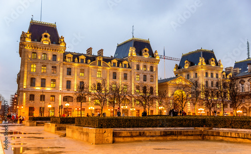 The palace of the Prefecture of Police of Paris - France