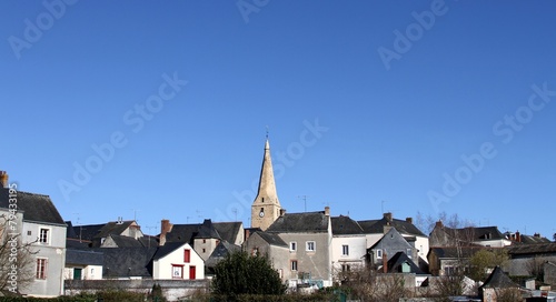 le village du bourg d'iré, maine et loire