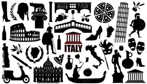italy silhouettes