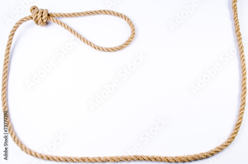 Hanging noose frame background