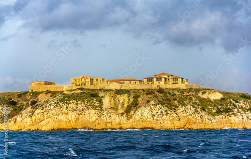 Hospital Caroline on Ratonneau island in Marseille, France