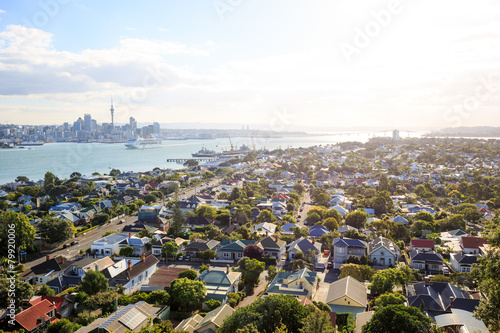 Auckland skyline from Devonport