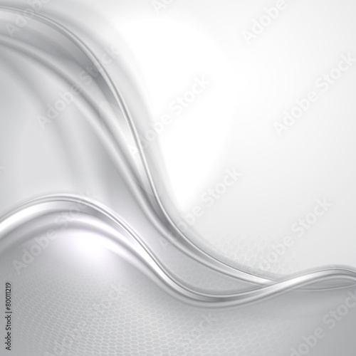 Abstract gray wave background