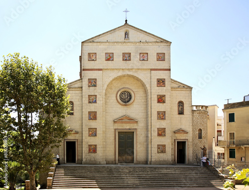 Church of the Madonna delle Grazie in Nuoro. Sardinia. Italy