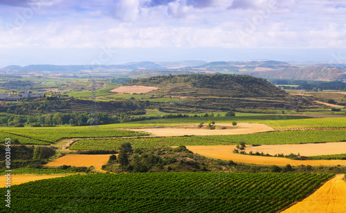 Rural landscape in La Rioja