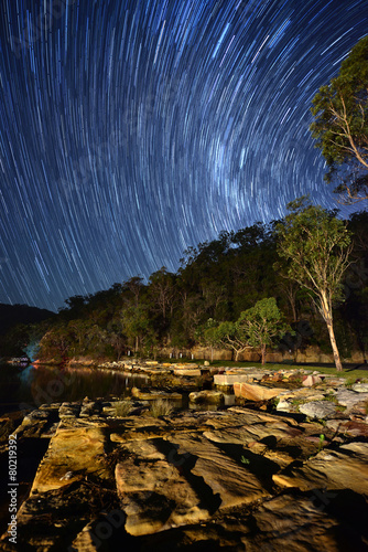 Star trail in Sydney.