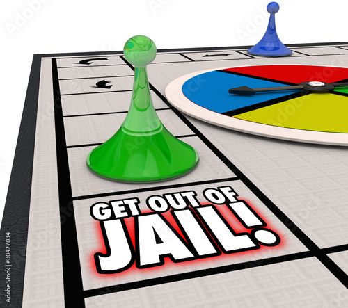 Get Out of Jail Board Game Prison Free Escape
