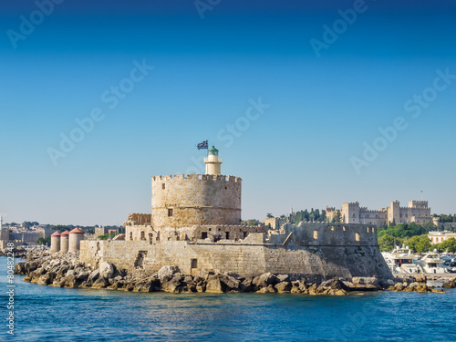 Rhodes sea fortress, Greece.