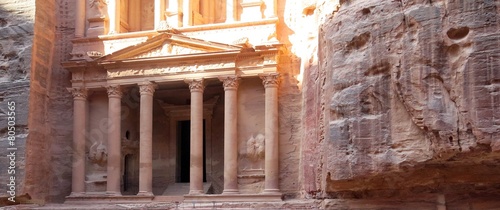 City of Petra in Jordan in the Middle East