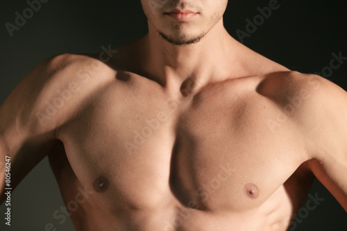 Man's pectoral