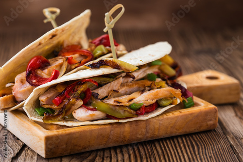 Chicken fajitas