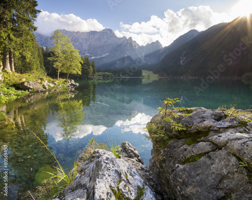 Jezioro alpejskie Laghi Di Fusine