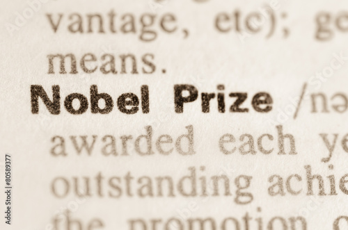 Dictionary definition of word Nobel Prize