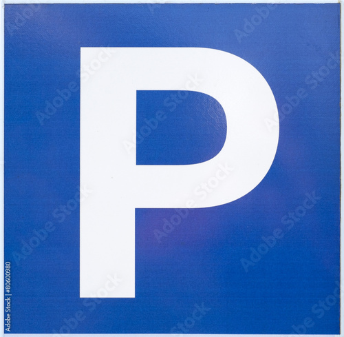 Panneau signalétique "Parking"