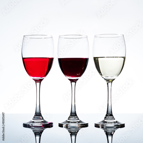 wine in a glass