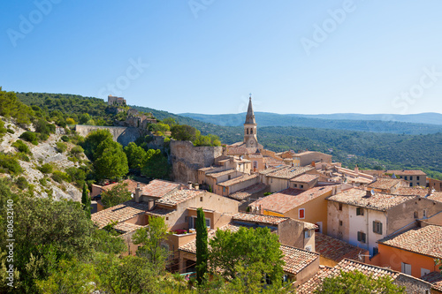 View of Saint Saturnin d Apt, Provence, France