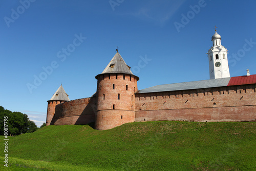 fortress walls of the Novgorod Kremlin