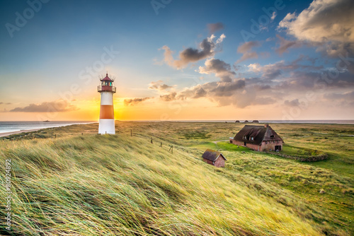 Leuchtturm in List auf Sylt am Ellenbogen