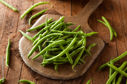 Raw Organic Green Beans