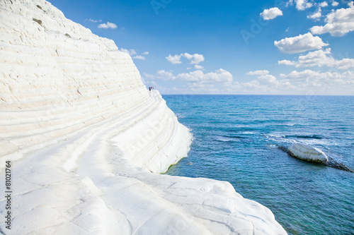 White beach. Scala dei Turchi on Sicily