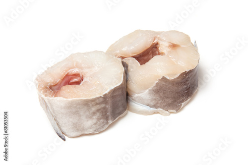 Conger eel fish steaks