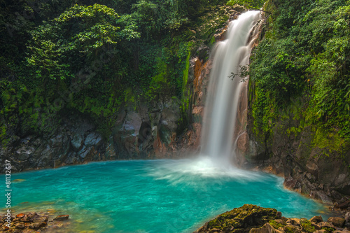 Beautiful Rio Celeste Waterfall