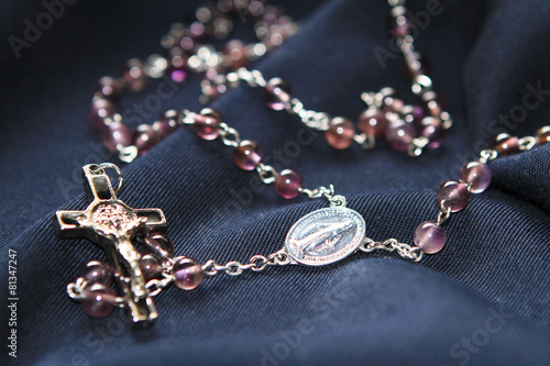 purple rosary