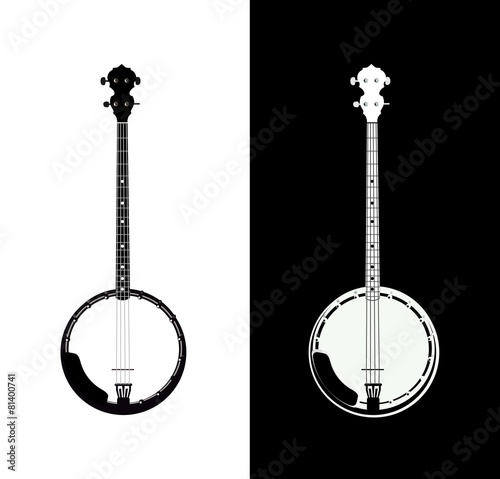 Banjo isolated