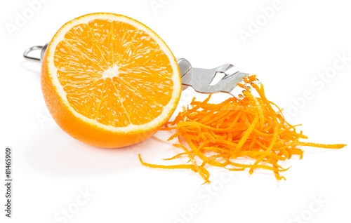 Orange zesting