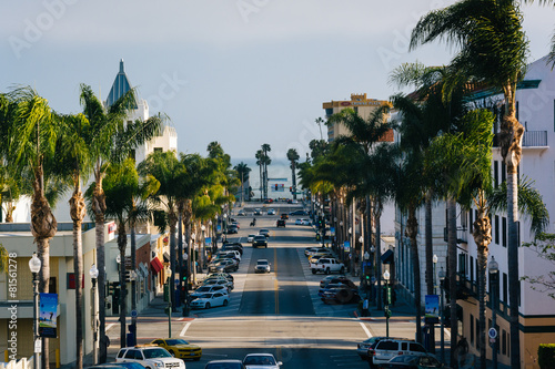 View of California Street, in downtown Ventura, California.