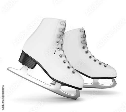 Figure skates isolate on white