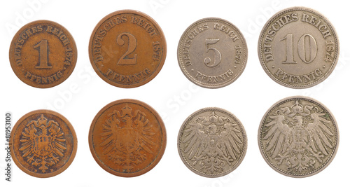 Deutsches Reich - Pfennige von 1874