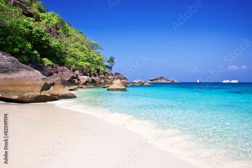 Tropical white sand beach