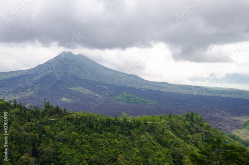 Volcano Mount view from Kintamani, Bali, Indonesia