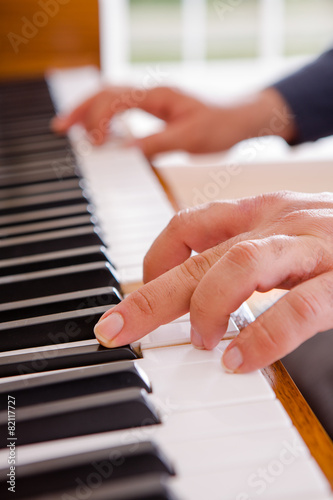 Man playing the piano